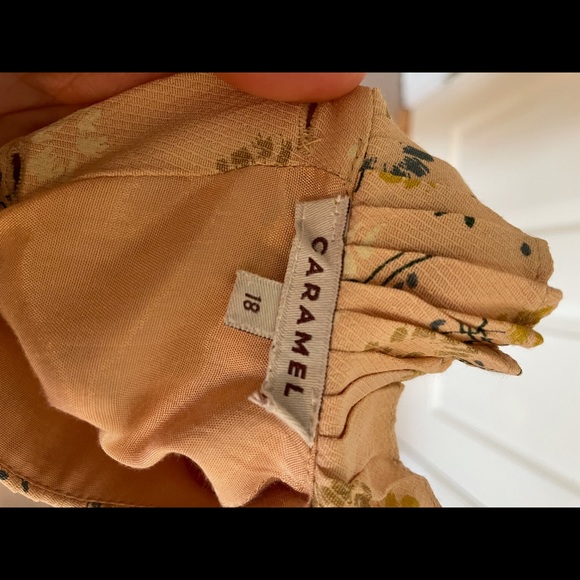 Caramel Baby Floral long sleeve dress 18M - Picture 3 of 3